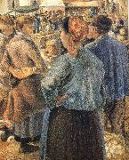 Camille Pissarro Pang plans Schwarz livestock market painting